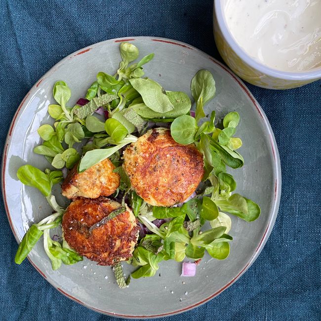Croquettes parmesan, ricotta & sauge