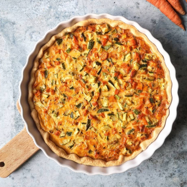 Ma quiche façon jardinière de légumes !