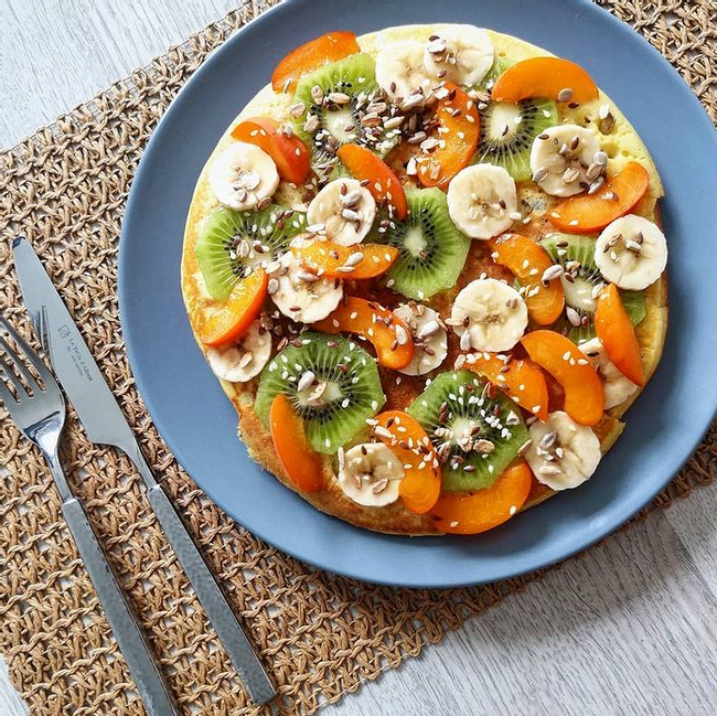 Maxi pancake aux fruits