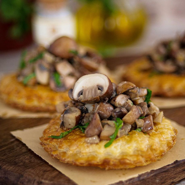 Mini feuilleté aux champignons et bonus apéro !